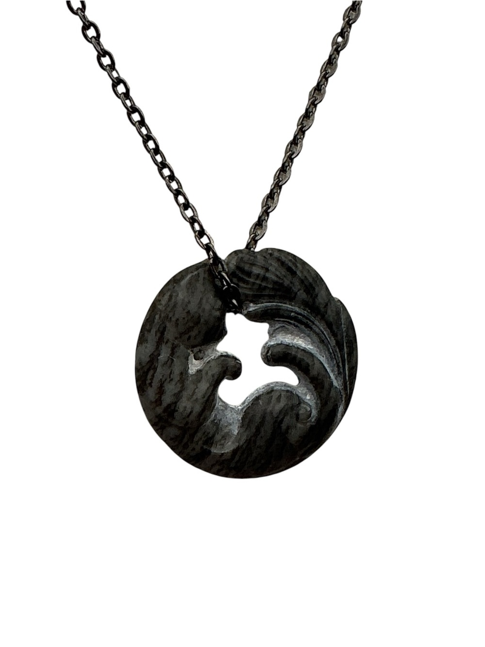 Unisex Emo Tibetan Jade Necklace